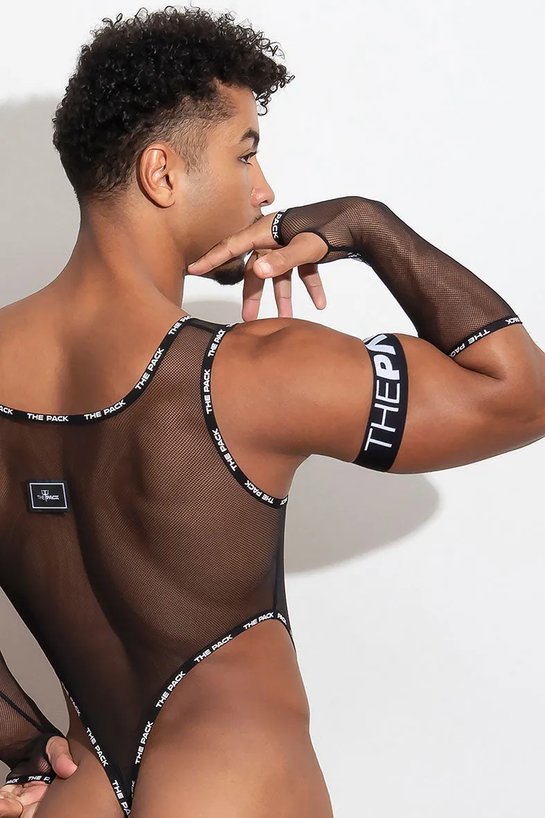 Argus Mesh Leotard /Black - Image 3